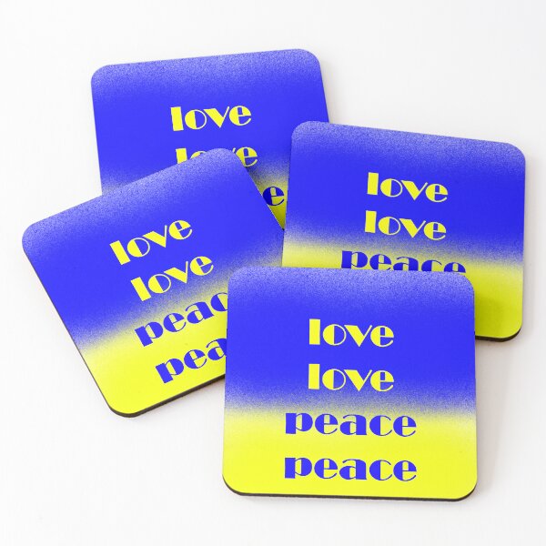 Item preview, Ukraine Love Love Peace Peace - Artist profit to Ukrainian Army and refugee crisis - Eurovision - Kyiv designed and sold by Mahmoud Mamdouh.