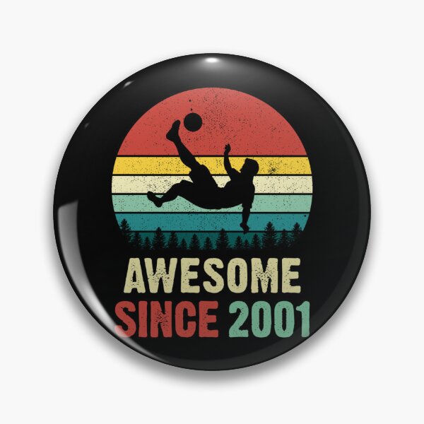 Item preview, 20th Birthday Soccer Lovers Awesome Since 2001 Classic T-Shirt designed and sold by rosebell76.