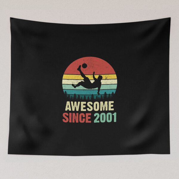 Item preview, 20th Birthday Soccer Lovers Awesome Since 2001 Classic T-Shirt designed and sold by rosebell76.