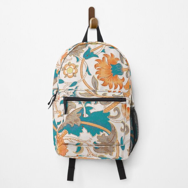Item preview, Orange Teal Floral Lodden Pattern designed and sold by fowons.