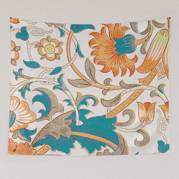 Item preview, Orange Teal Floral Lodden Pattern designed and sold by fowons.