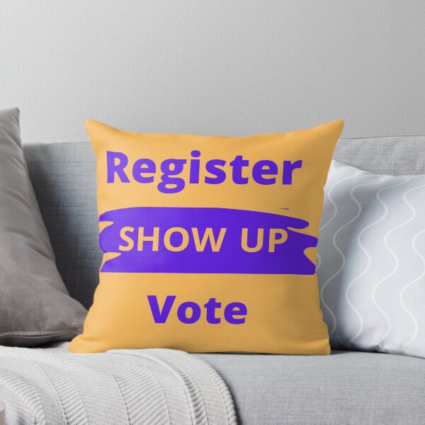 Item preview,  Register Show Up Vote Blue Letters  designed and sold by tark6.