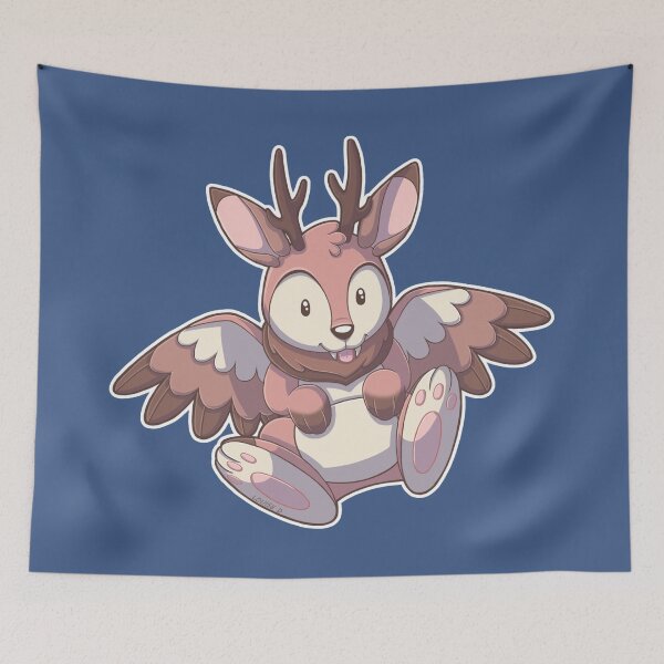 Item preview, Happy Little Wolpertinger designed and sold by BunnyBiscuit.