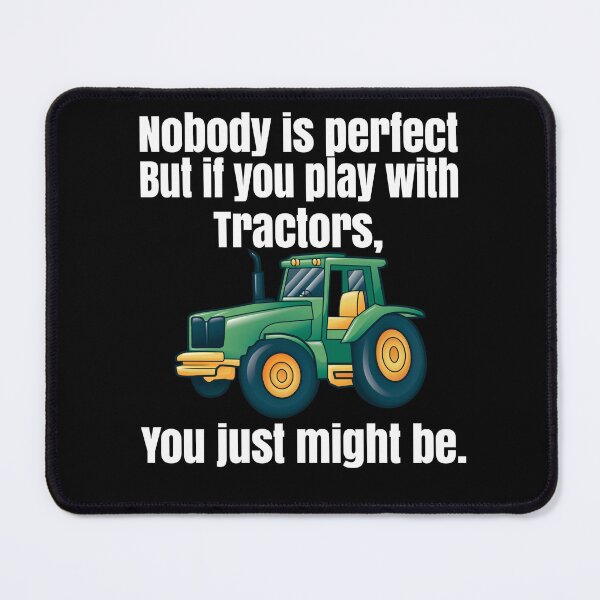Item preview, Farmer Farming Nobody Is Perfect But If You Play With Tractors designed and sold by fantasticdesign.