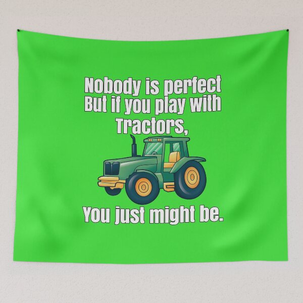 Item preview, Farmer Farming Nobody Is Perfect But If You Play With Tractors designed and sold by fantasticdesign.