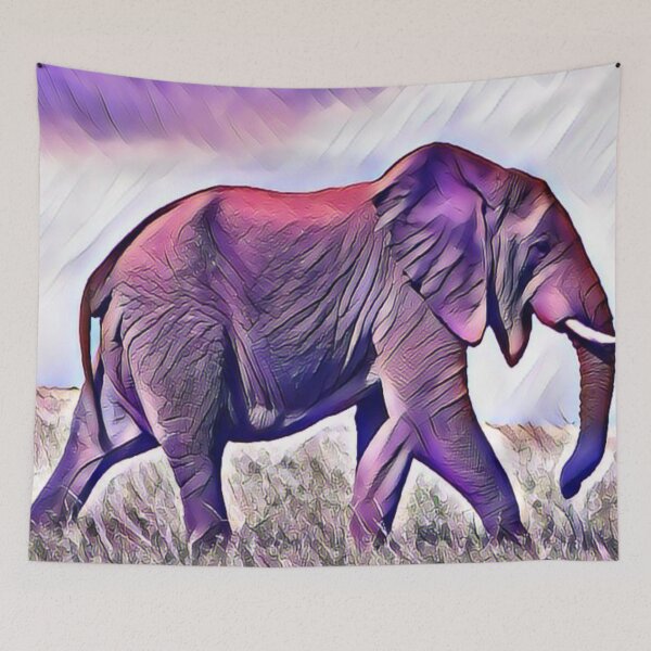 Item preview, Abstract Elephant designed and sold by HappyLifeCreate.