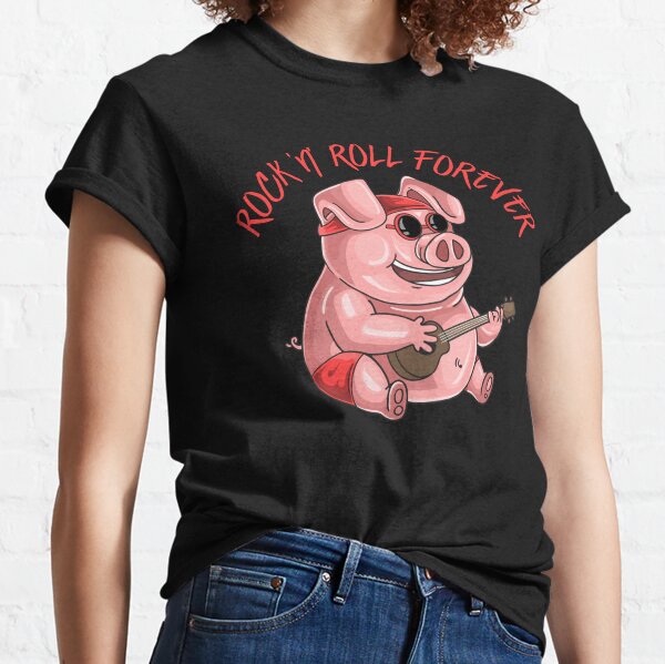 Bunnies Rock n Roll Organic Baby Button Up Shirt Retro Rockabilly Tattoo Top 