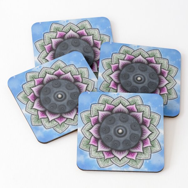 Item preview, Handpan design lotus flower designed and sold by Milamara.