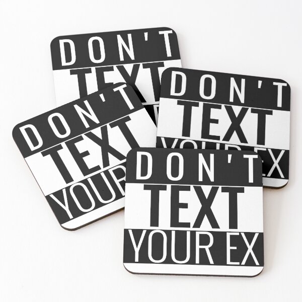 Item preview, Don't Text Your Ex Sticker  designed and sold by bestfunonline.