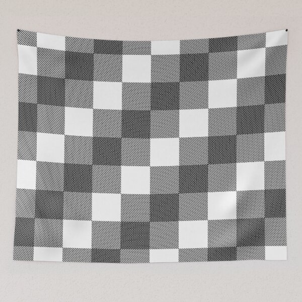 Item preview, Simple Plaid (Black and White) Alternate Pattern designed and sold by rgbguy.