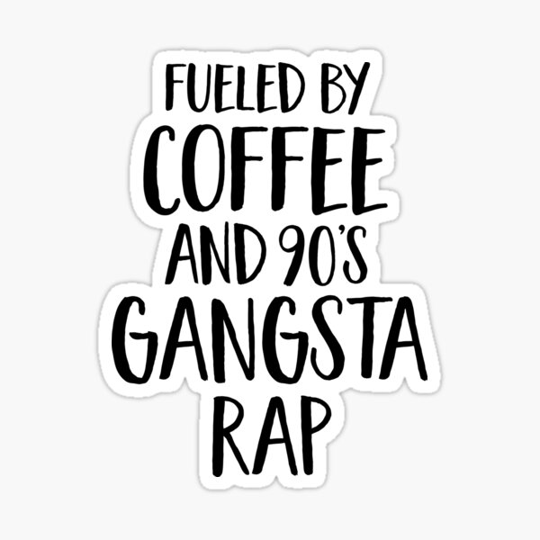 Gangsta Rap Stickers for Sale | Redbubble