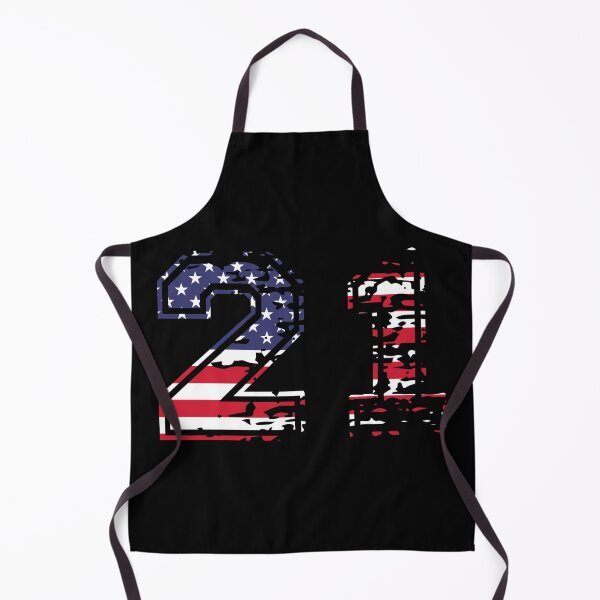 Item preview, 21 american football number USA twenty one designed and sold by Proud Pro Gifts.