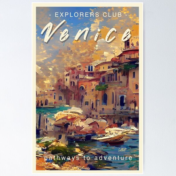 Item preview, Venice Italy Travel designed and sold by CattlettArt.