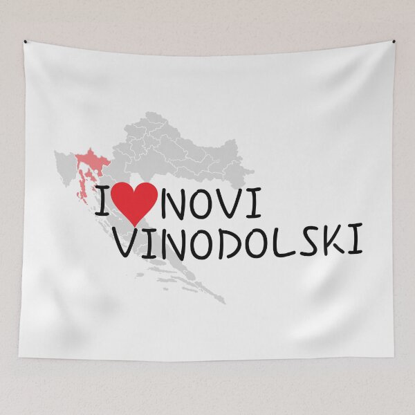 Item preview, "I Love Novi Vinodolski" designed and sold by MC Art Studio.