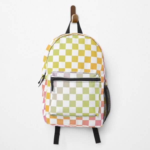 Item preview, pastel rainbow color Checker Checkerboard Minimalist aesthetic Backdrop Pattern designed and sold by MarzStudio.