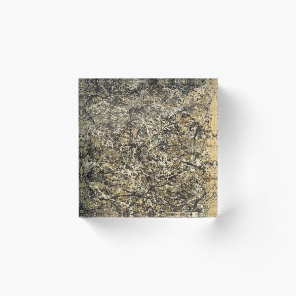 Jackson Pollock. One: Number 31 Acrylic Block