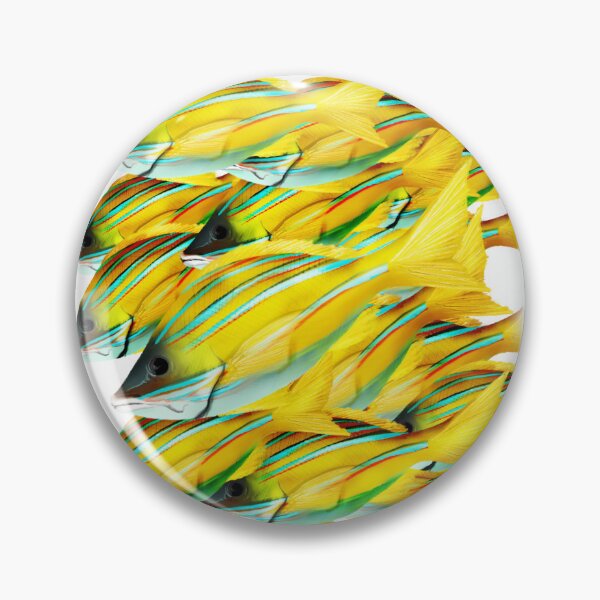 Item preview, Blue Stripe Snapper Fish School designed and sold by Fernheart Designs.