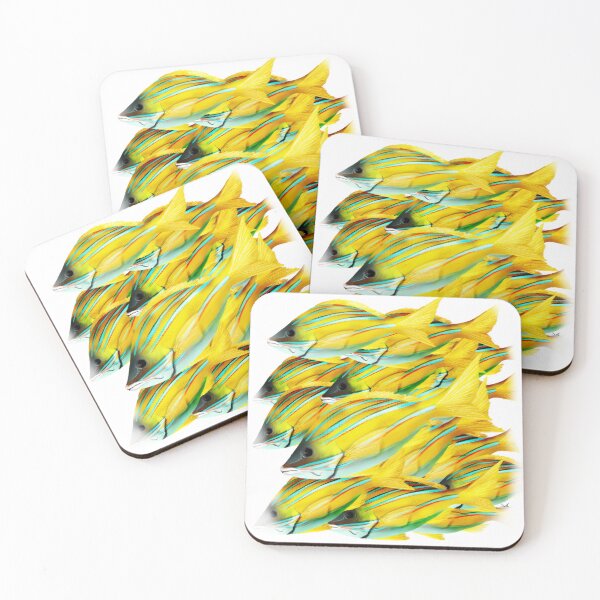 Item preview, Blue Stripe Snapper Fish School designed and sold by Fernheart Designs.