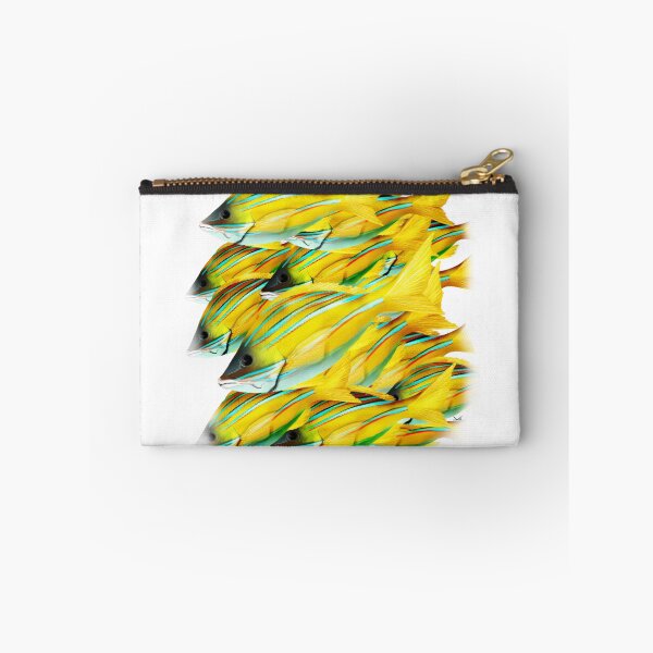 Artikelvorschau, Blaustreifen-Schnapper-Fischschule entworfen und verkauft von Fernheart Designs.