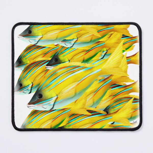 Item preview, Blue Stripe Snapper Fish School designed and sold by Fernheart Designs.