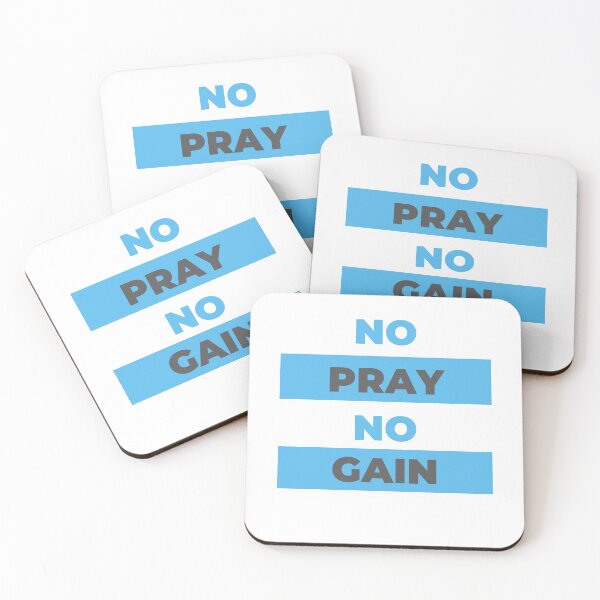 Item preview, no pray no gain designed and sold by DoraHappy.