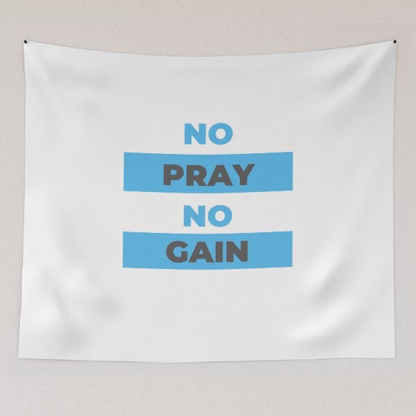 Item preview, no pray no gain designed and sold by DoraHappy.