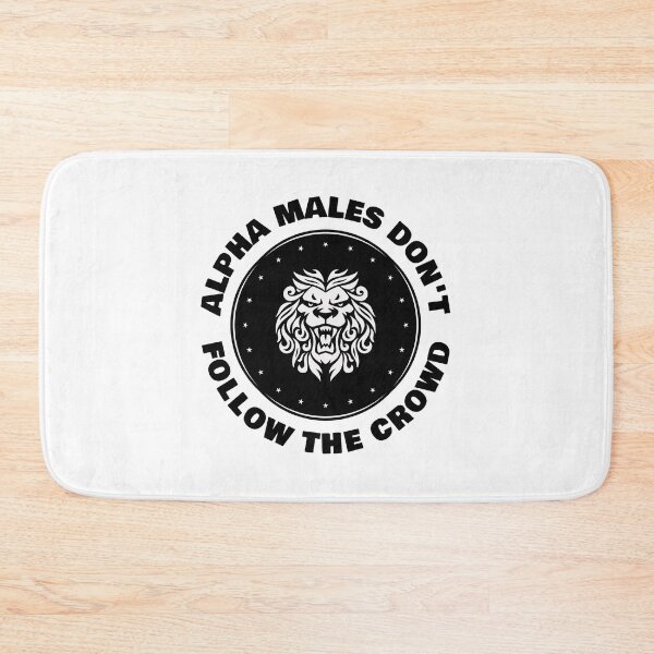 Item preview, Alpha Males Don't Follow The Crowd Sticker  designed and sold by bestfunonline.