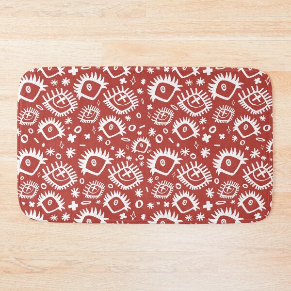 Item preview, Burnt Sienna Trippy Eye Doodle Pattern (Drawn With Sharpie) designed and sold by JynnDoesArt.
