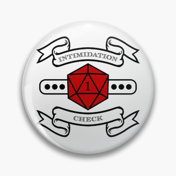 Item preview, Intimidation Check - 1 - Black/Red designed and sold by Daggerton.