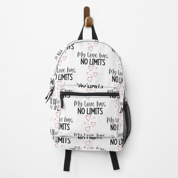 Item preview, My Love Has No Limits. Cute Quote For The Lovers Out There. designed and sold by That Cheeky Tee.