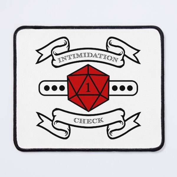 Item preview, Intimidation Check - 1 - Black/Red designed and sold by Daggerton.