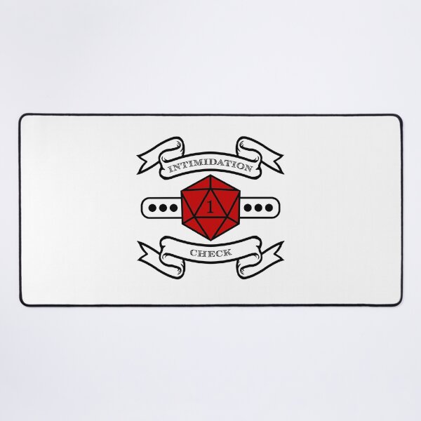 Item preview, Intimidation Check - 1 - Black/Red designed and sold by Daggerton.