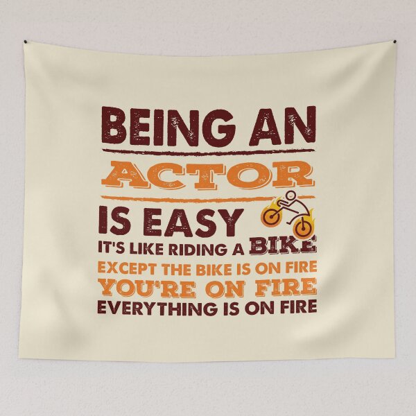 Item preview, Being An Actor Is Easy - Funny Actor Quote Gift Idea For Men and Womens designed and sold by Mmmm3344.