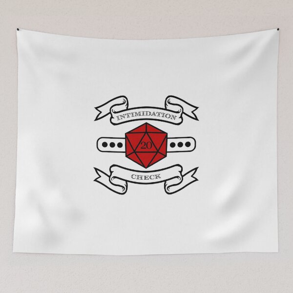 Item preview, Intimidation Check - 20 - Black/Red designed and sold by Daggerton.