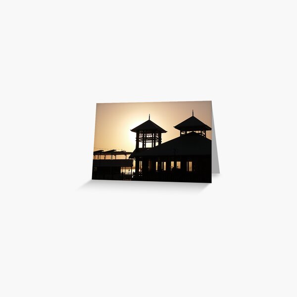 Dawn on the Jetty Greeting Card