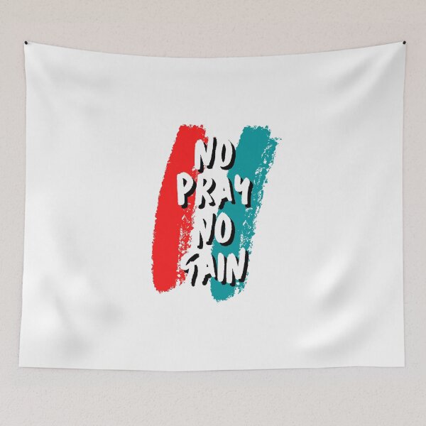 Item preview, no pray no gain designed and sold by DoraHappy.