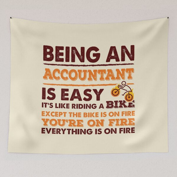 Item preview, Being An Accountant Is Easy - Funny Accountant Quote Gift Idea For Men and Womens designed and sold by Mmmm3344.