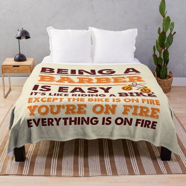 Item preview, Being A Barber Is Easy - Funny Barber Quote Gift Idea Fo designed and sold by Mmmm3344.