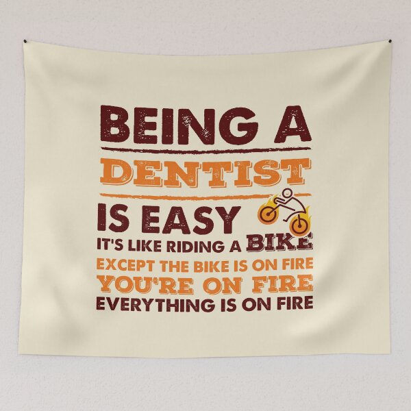Item preview, Being A Dentist Is Easy - Funny Dentist Quote Gift Idea For Men and Womens designed and sold by Mmmm3344.