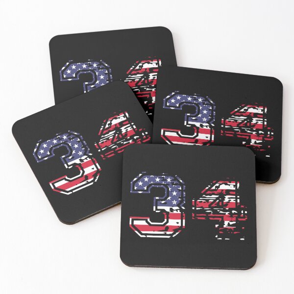 Item preview, 34 american football number USA thirty four designed and sold by Proud Pro Gifts.
