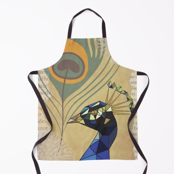 Item preview, Beautiful Old World Peacock On Parchment Paper Pattern Trending Grandmillennial Style designed and sold by H3designs.
