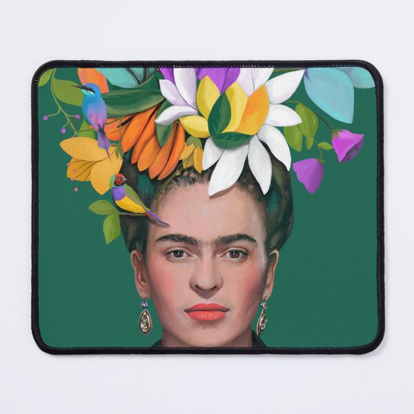 Item preview, Mexican woman with flowers and birds designed and sold by CatsAndDots.