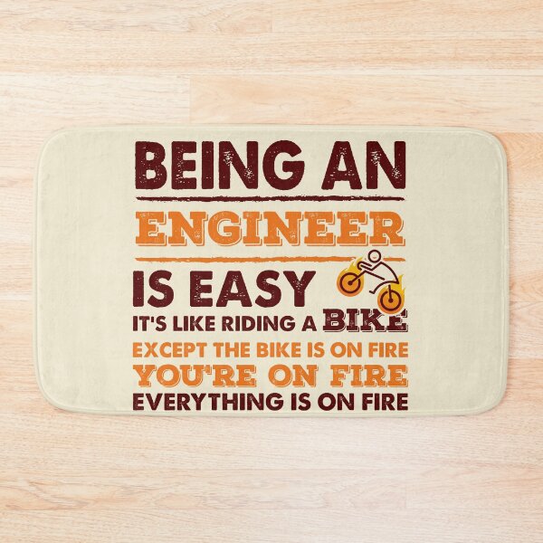 Item preview, Being An Engineer Is Easy - Funny Engineer Quote Gift Idea For Men and Womens designed and sold by Mmmm3344.