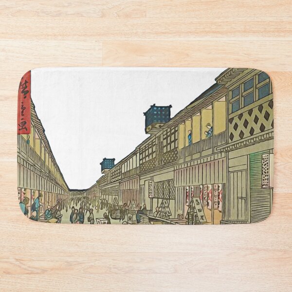 Item preview, Ukiyoe Street Cutout 浮世絵 designed and sold by amuseXpress.