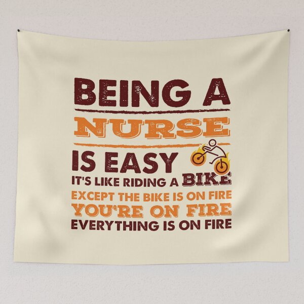 Item preview, Being A Nurse Is Easy - Funny Nurse Quote Gift Idea For Men and Womens designed and sold by Mmmm3344.