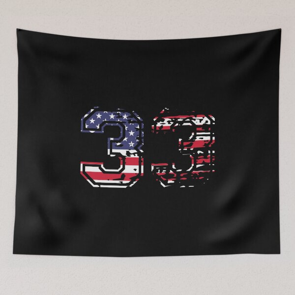 Item preview, 33 american football number USA thirty three designed and sold by Proud Pro Gifts.