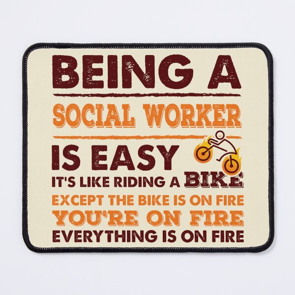 Item preview, Being A Social Worker Is Easy - Funny Social Worker Quote Gift Idea For Men and Womens designed and sold by Mmmm3344.