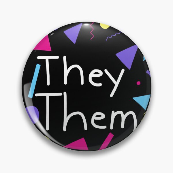 Item preview, They/Them Pronouns 80s Bowling Alley Carpet designed and sold by ToasterPoster15.