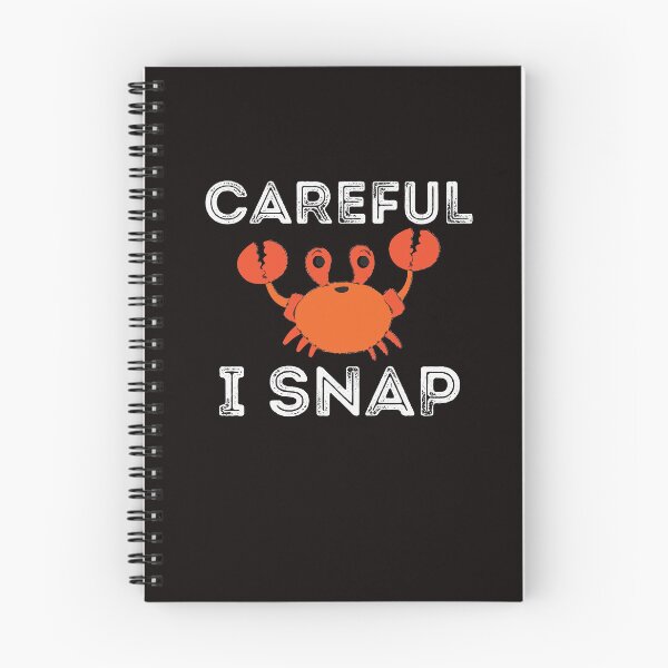 Item preview, Funny Crab Crabby Careful I Snap Crustacean Hermit Crab designed and sold by MagicSD Designs.