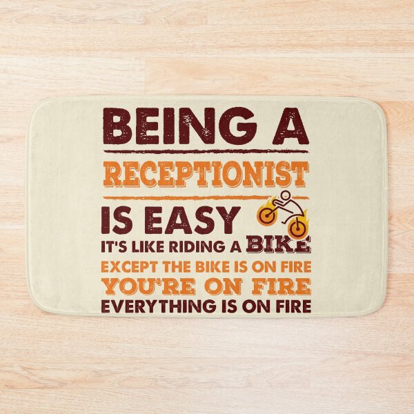 Item preview, Being A Receptionist Is Easy - Funny Receptionist Quote Gift Idea For Men and Womens designed and sold by Mmmm3344.